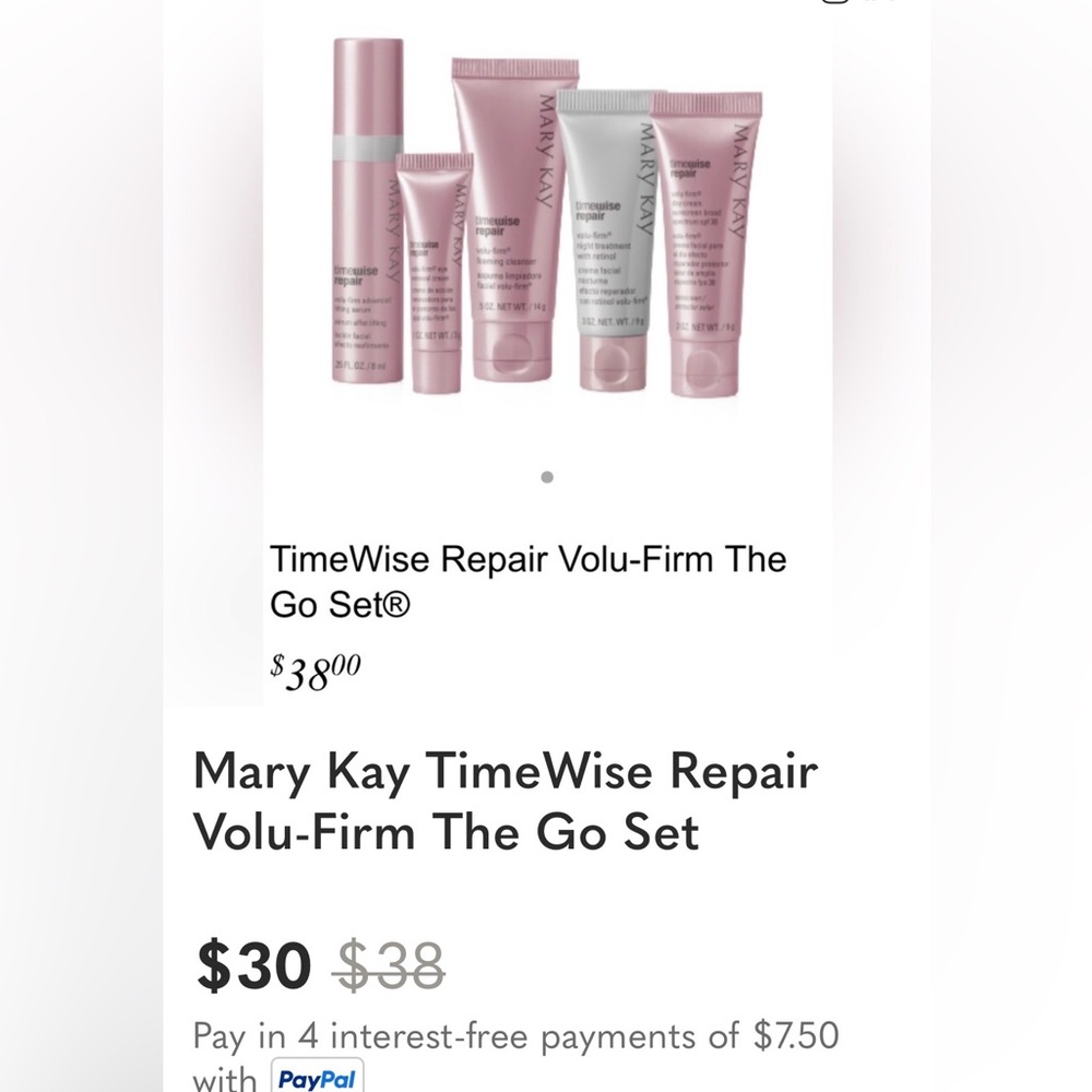 Mary Kay TimeWise Repair Skincare Set in Pink